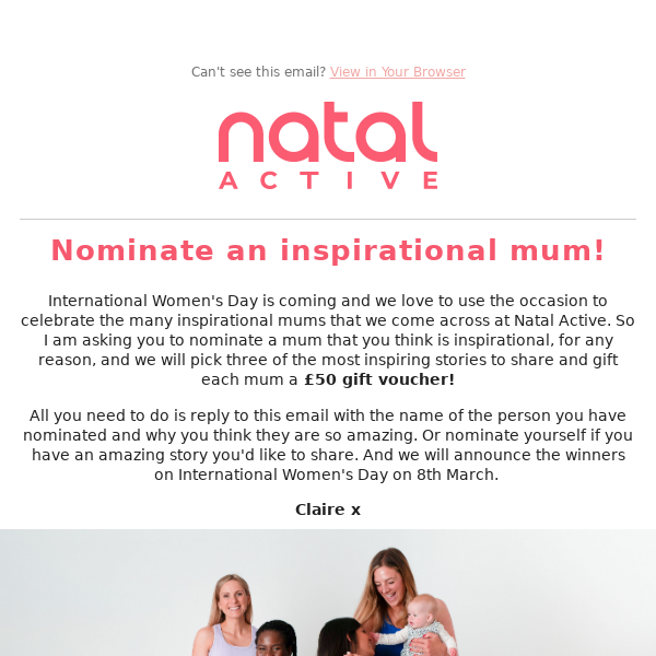 Who are your inspirational Mums?