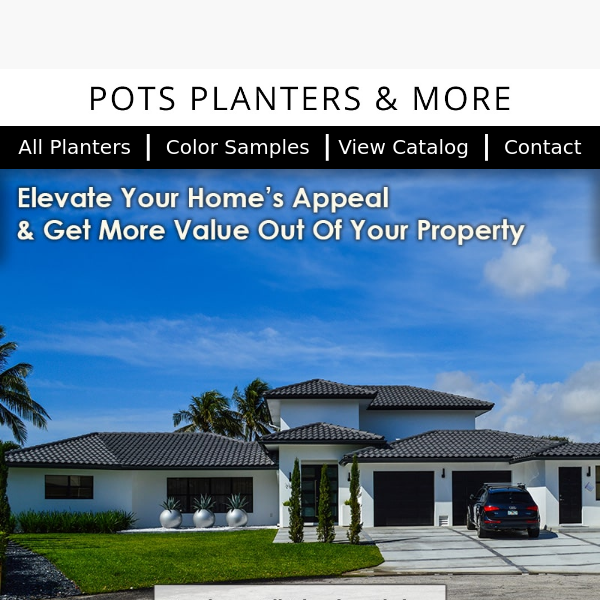 Boost Your Home’s Value & Appeal With Planters