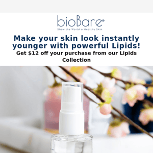 Want skin to look instantly younger with powerful Lipids?