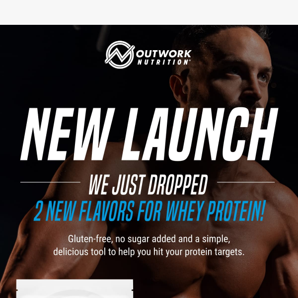 Outwork Nutrition's Exciting New Launch: Gluten-Free Whey Protein Isolate 🎉