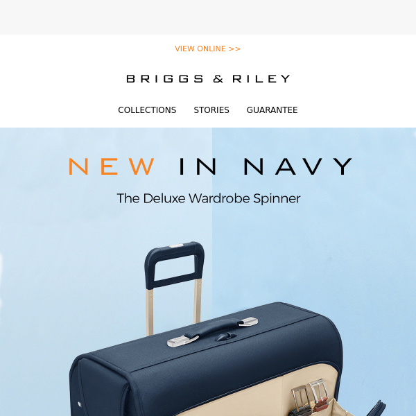 A New Shade For an Iconic Wardrobe Spinner - Briggs & Riley