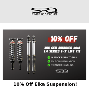 10% Off on Elka 6061 2.0 Series!