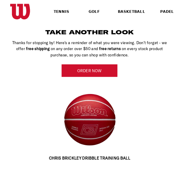 Take another look at our Chris Brickley Dribble Training Ball