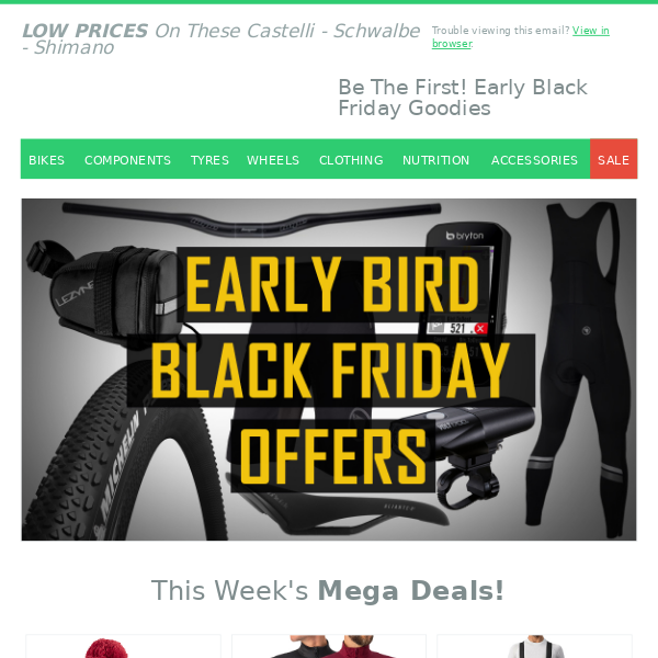 Be The First! Early Black Friday Goodies - Merlin Cycles