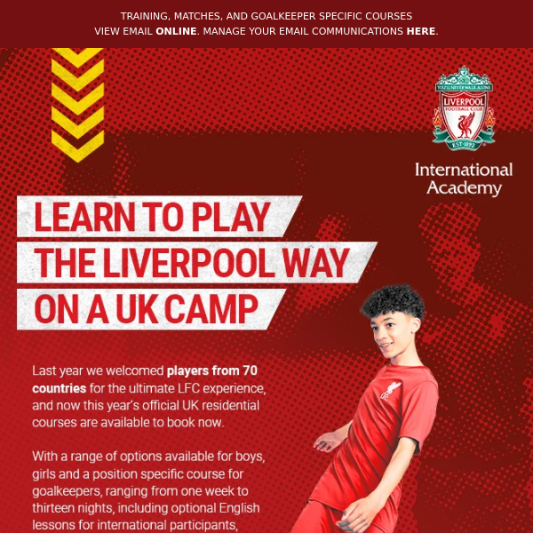 Learn to play The Liverpool Way on a UK camp