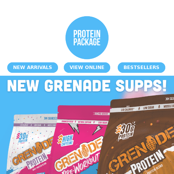 New Grenade Supplements + Kimade! 😍