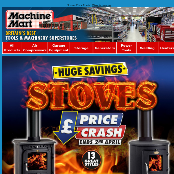 Wood Burning Stoves Prices Slashed - Save £££s!