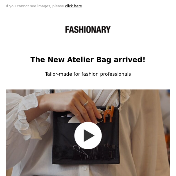 New Atelier Bag is selling fast, hurry!