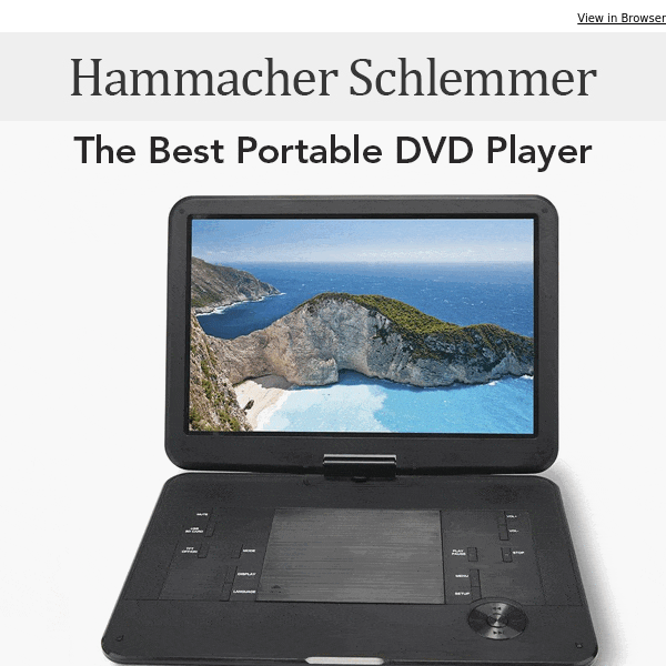 The Best Portable DVD Player - Hammacher Schlemmer
