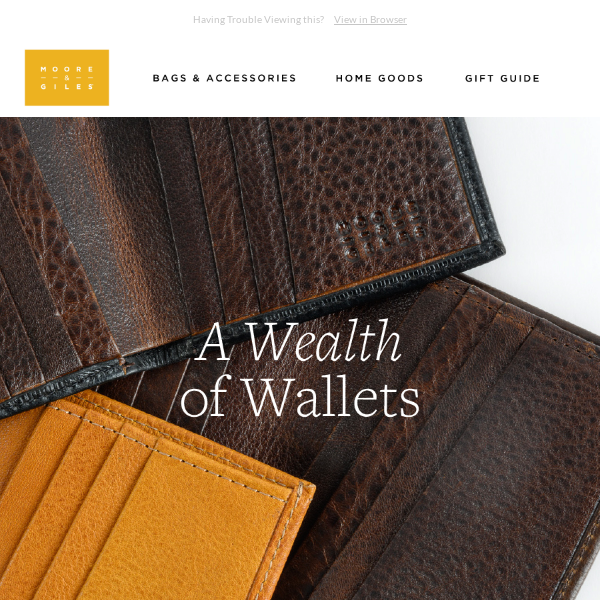 The Perfect Wallet: Performance & Style