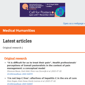 Our latest articles are online and ready to read!