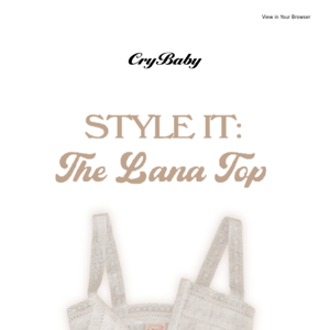 the lana top 🧚