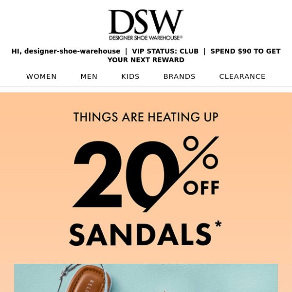 LAST DAY FOR 20% OFF SANDALS (!)