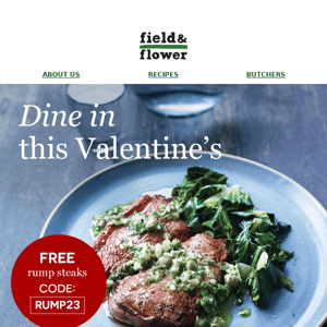 FREE Rump Steak | Dine in this Valentine’s 🥩