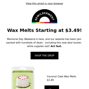 $3.49 Wax Melts Just Dropped! 🤩