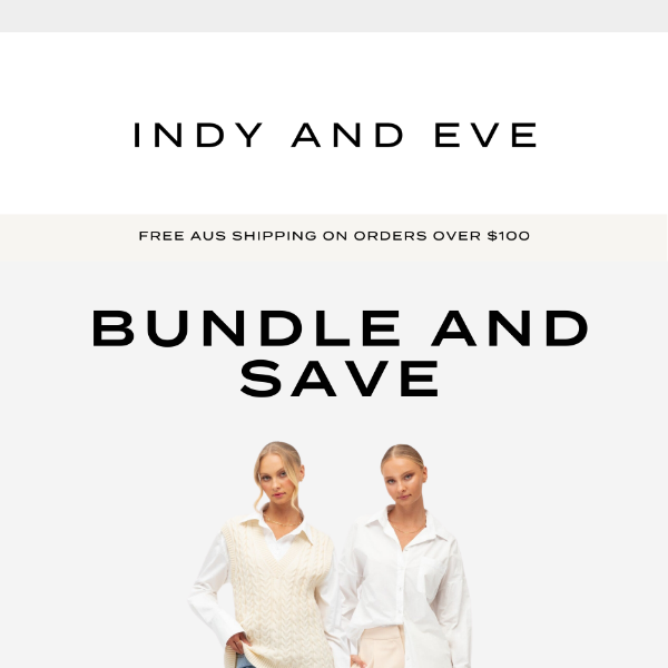Bundle & Save: Get 15% Off Selected Items 🛍
