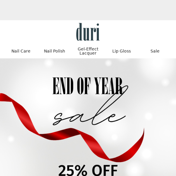 ❗25% OFF Year End Sale❗