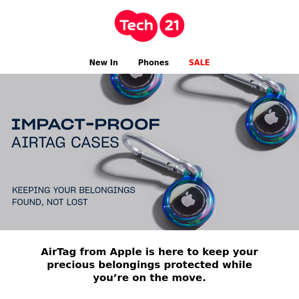 Tech21's Apple AirTag Cases