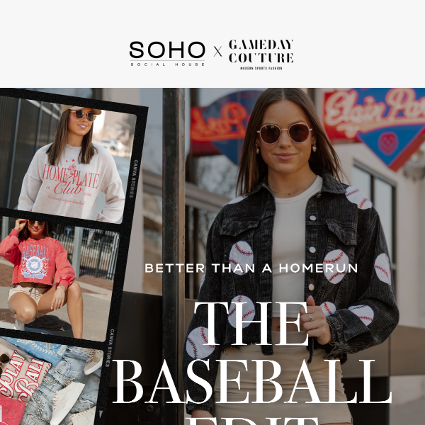 Just Dropped: Our batter up baseball collection!