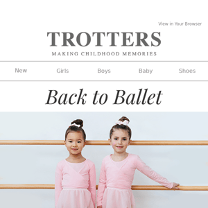 Back to Ballet 🩰
