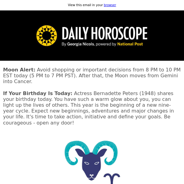 Your horoscope for February 28