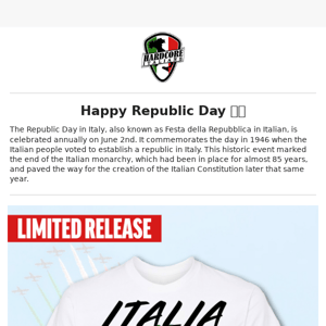 Happy Republic Day 🇮🇹