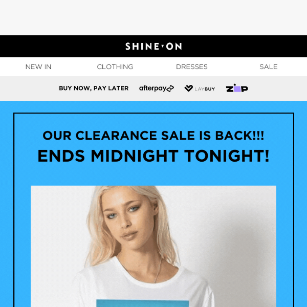 IT'S BACK!!! EXTRA 40% OFF ALL SALE STYLES!!!! 💣 Ends Midnight TONIGHT! 💣
