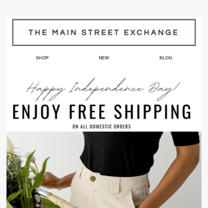 Today’s the day: FREE SHIPPING