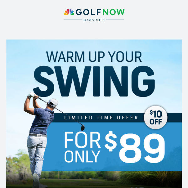 Join today and get $10 off GolfPass+