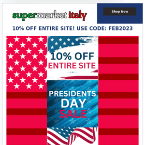 10% ENTIRE SITE!!!❤️💙PRESIDENTS DAY SALE! Valid TODAY ONLY until 11:59pm EST