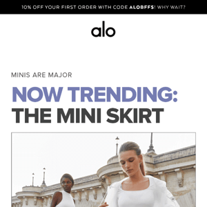 NEW! Mini skirts are back