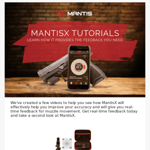 Check out our MantisX tutorials