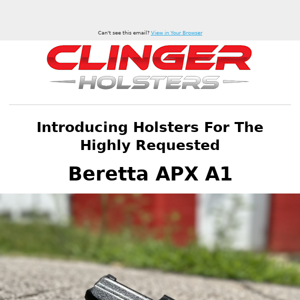Introducing Our New Beretta APX A1 Holsters!!🎉