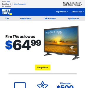 Check out the hot sale prices on select Fire TVs.