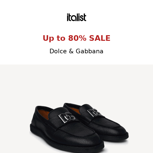 Dolce & Gabbana up to 80% Sale—Boots, Dresses, Tops & more