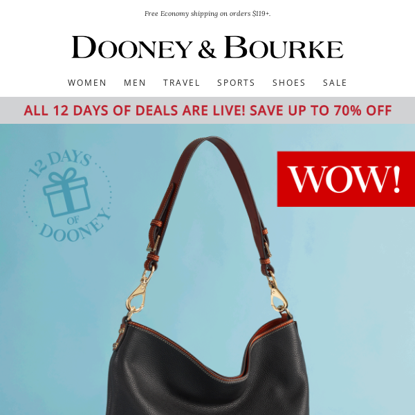 WOW! This Everyday Shoulder Bag is 50% Off!