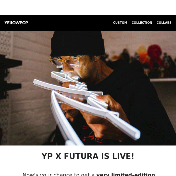 Now Live: YP x FUTURA 💥