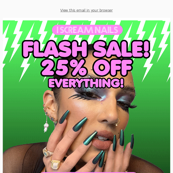 FINAL CHANCE! 25% OFF ENDS 2NITE⚡