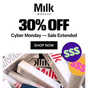 30% OFF EXTENDED 🔥