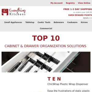 Top 10 Drawer & Cabinet Organizers