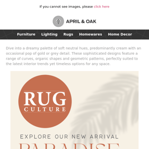 New Rugs Range & Enjoy Free Shipping over $299