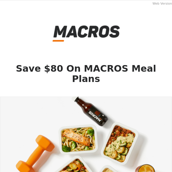 March Offer: Save On MACROS Meals