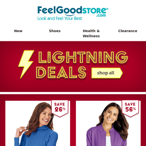 Shop all New Lightning Deals! ⚡ What Will You Put in Your Cart?