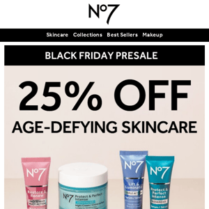 It's a Black Friday Presale! 25% Off