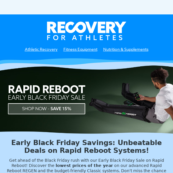 Rapid Reboot: Early Black Friday Sale