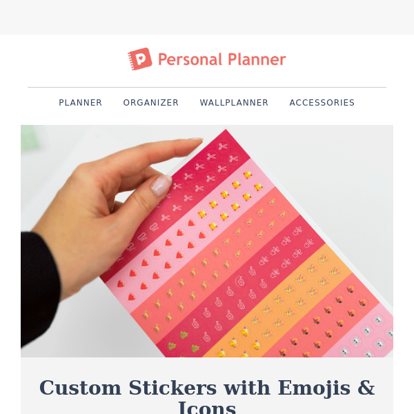 📣 NEW IN: Emoji Custom Stickers (Minis)