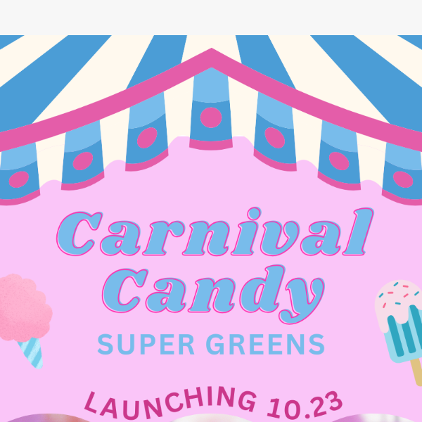 🎪 Carnival Candy Greens + Giveaway 🎡