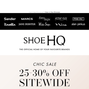 25-30% Off Sitewide Starts Now