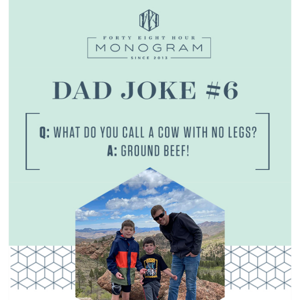 Dad joke #6 + our best discount code 🤫