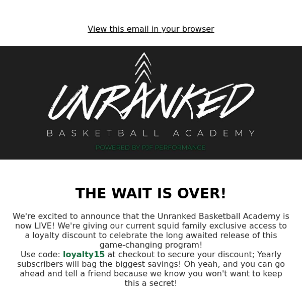 Unranked Basketball Academy Has Officially Dropped 🚀